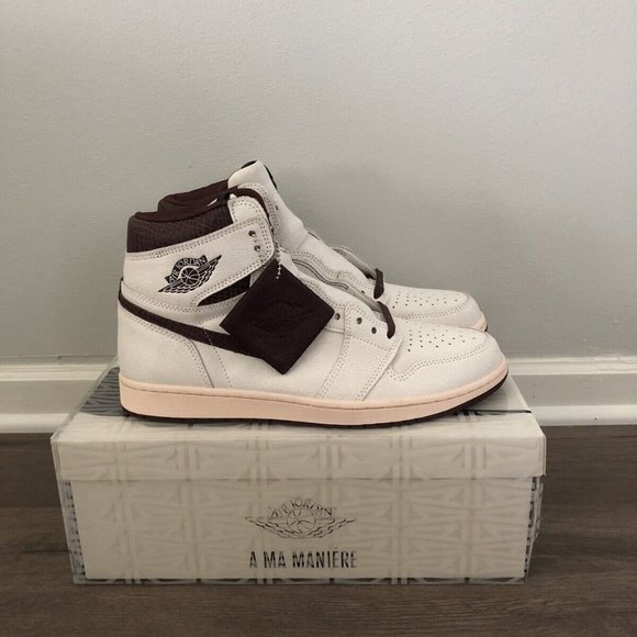 Nike Air Jordan 1 High OG SP x A Ma Maniere Men’s Size 11 Sail DO7097-100 AJ1 main image 4